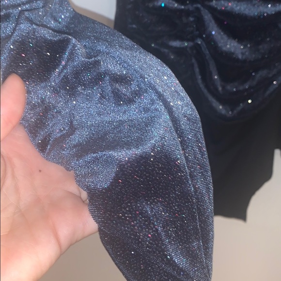 Zara sparkly navy blue bodysuit - Picture 3 of 3